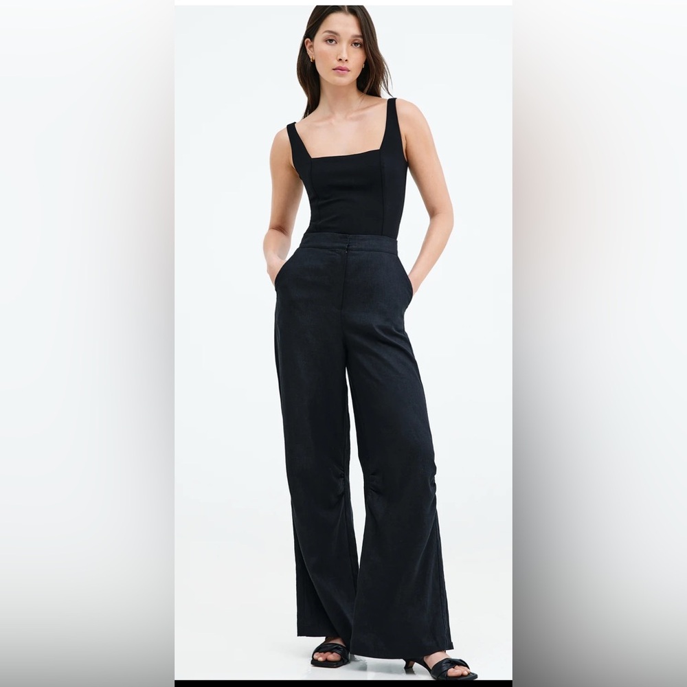 Marcella NYC Runa Linen Blend Pants